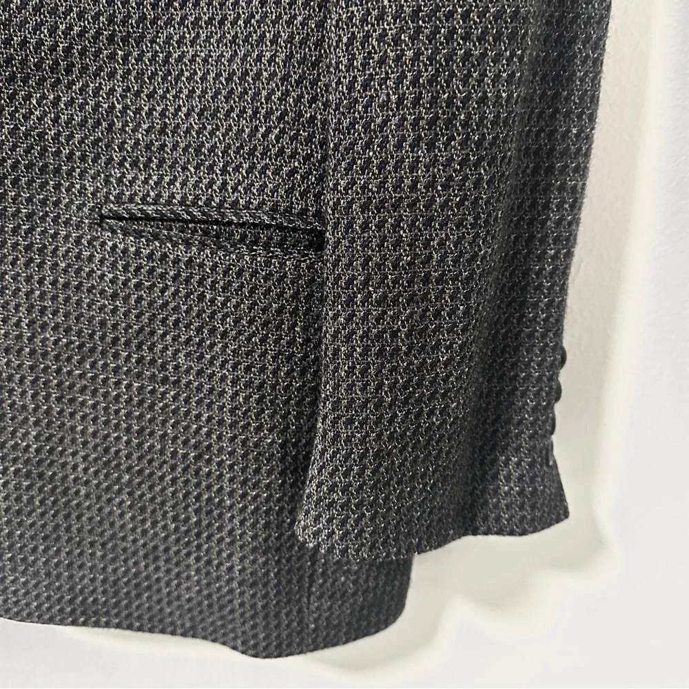 Perry Ellis Portfolio Gray Wool Blend Sport Coat Jacket Men’s Size 42S Office